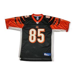 Reebok NFL Cincinnati Bengals Chad Ochocinco Johnson Football Jersey Mens L Vtg